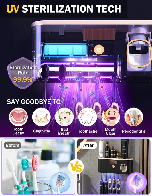 Toothbrush Sanitizer Holder