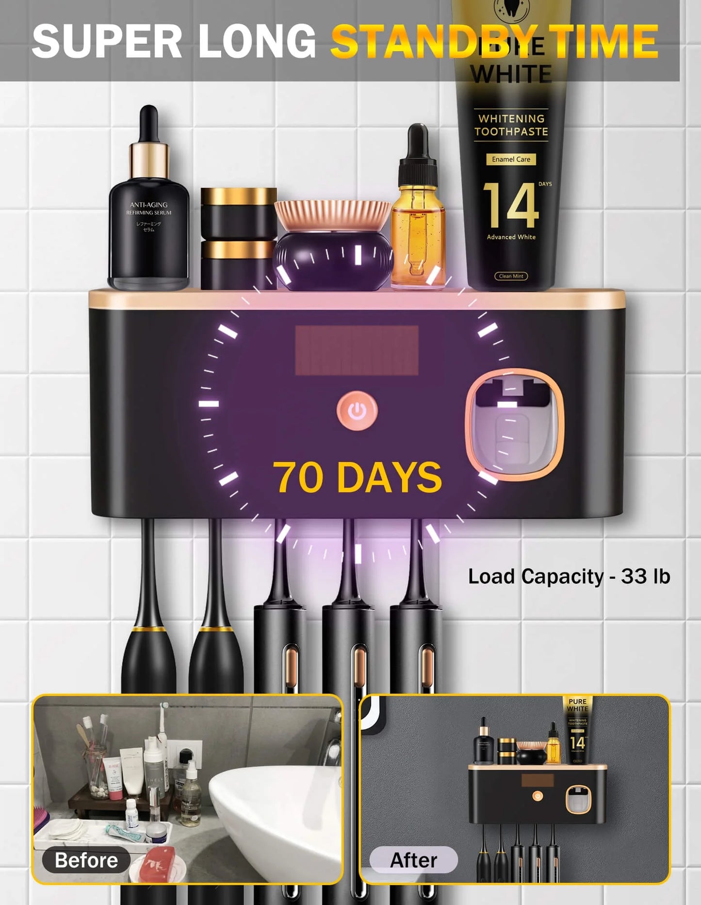 Toothbrush Sanitizer Holder